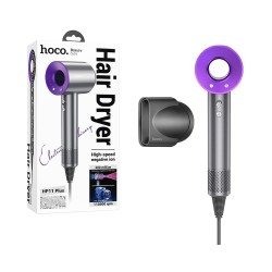 Hoco Hair Dryer HP11 Plus High Speed Negative Ion Purple Hoco Hair Dryer HP11 Plus High Speed Negative Ion Purple